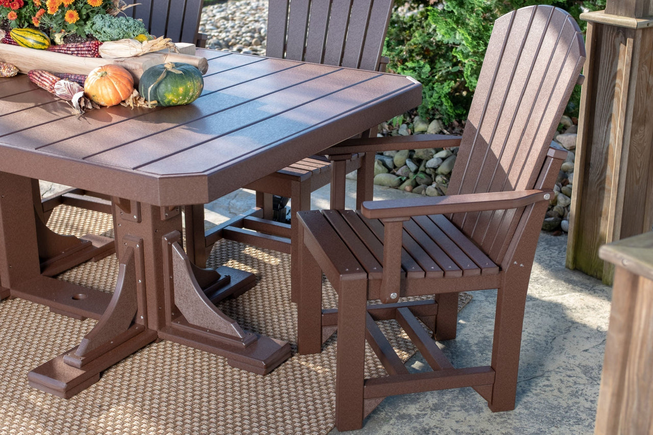 LuxCraft Adirondack Arm Chair (Dining, Counter, and Bar Height Available)