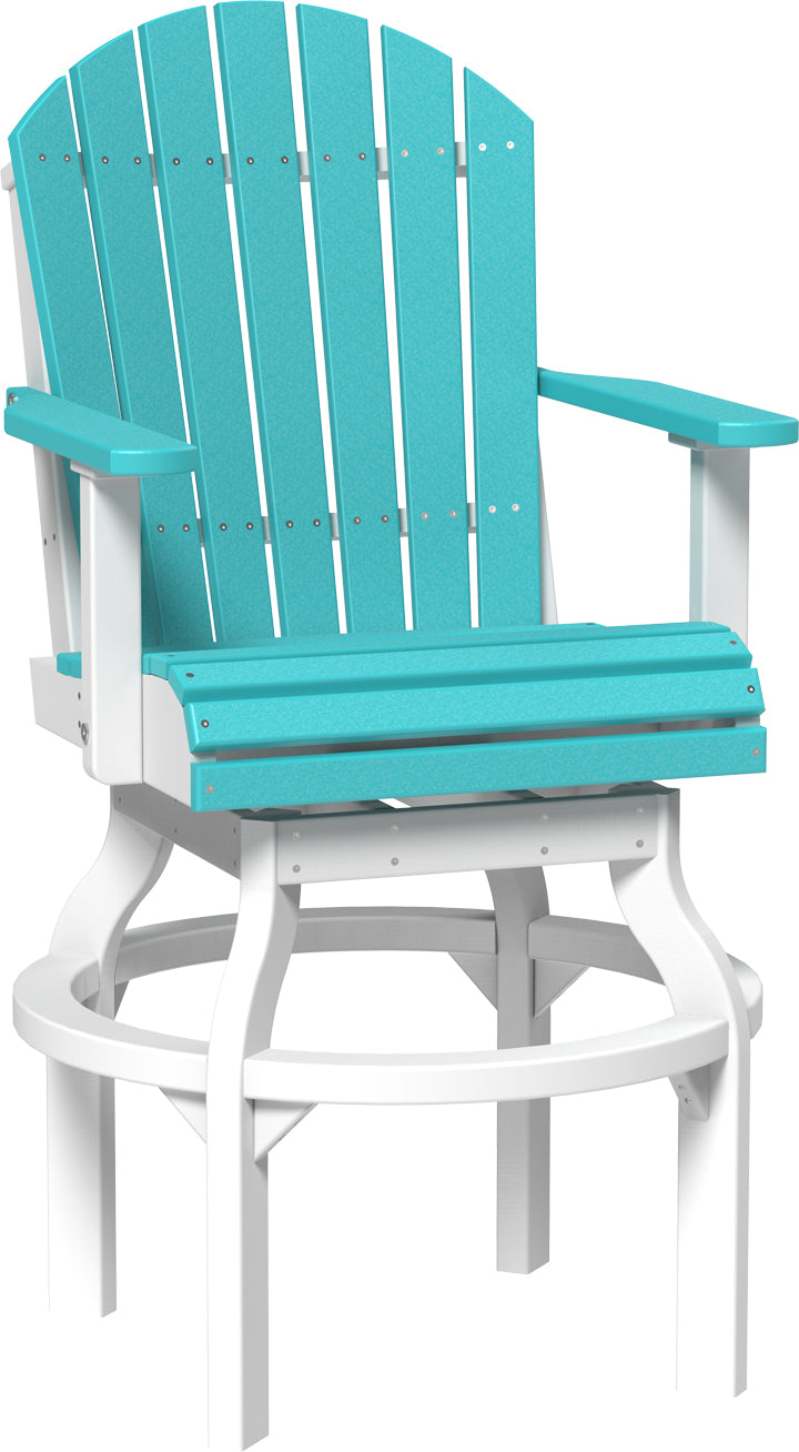 LuxCraft Adirondack Swivel Chair (Dining, Counter, and Bar Height Available)