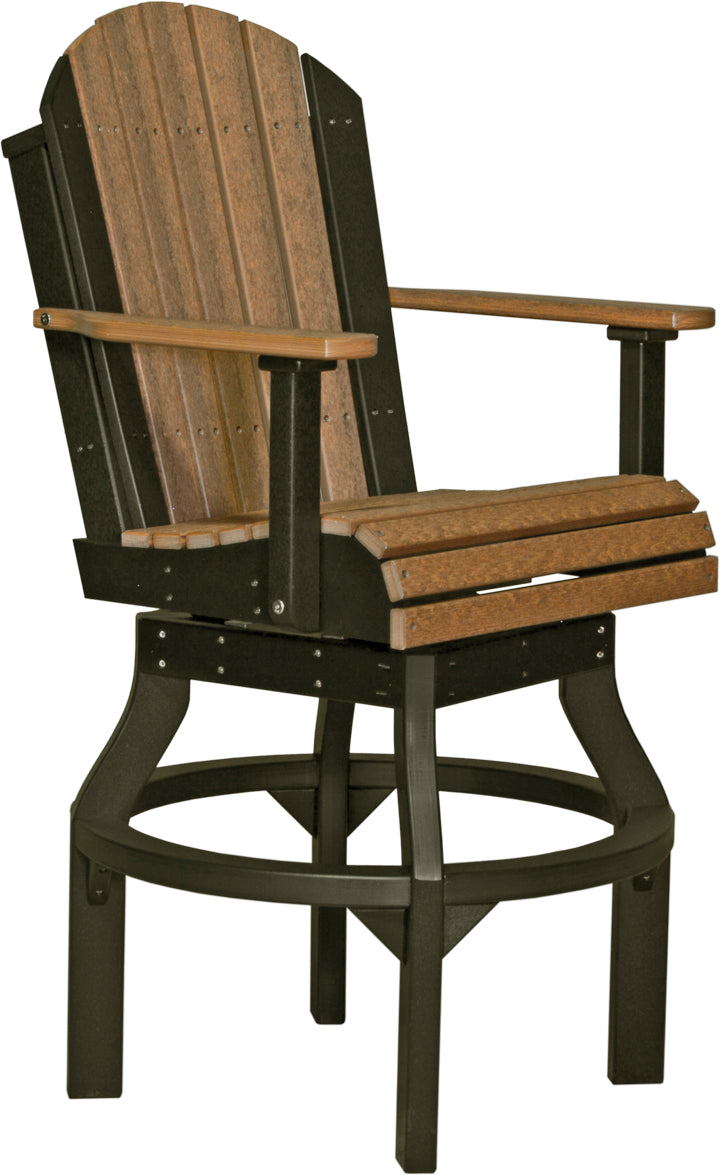 LuxCraft Adirondack Swivel Chair (Dining, Counter, and Bar Height Available)