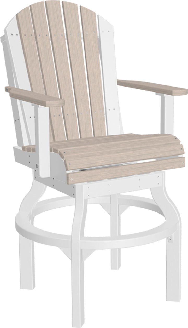LuxCraft Adirondack Swivel Chair (Dining, Counter, and Bar Height Available)