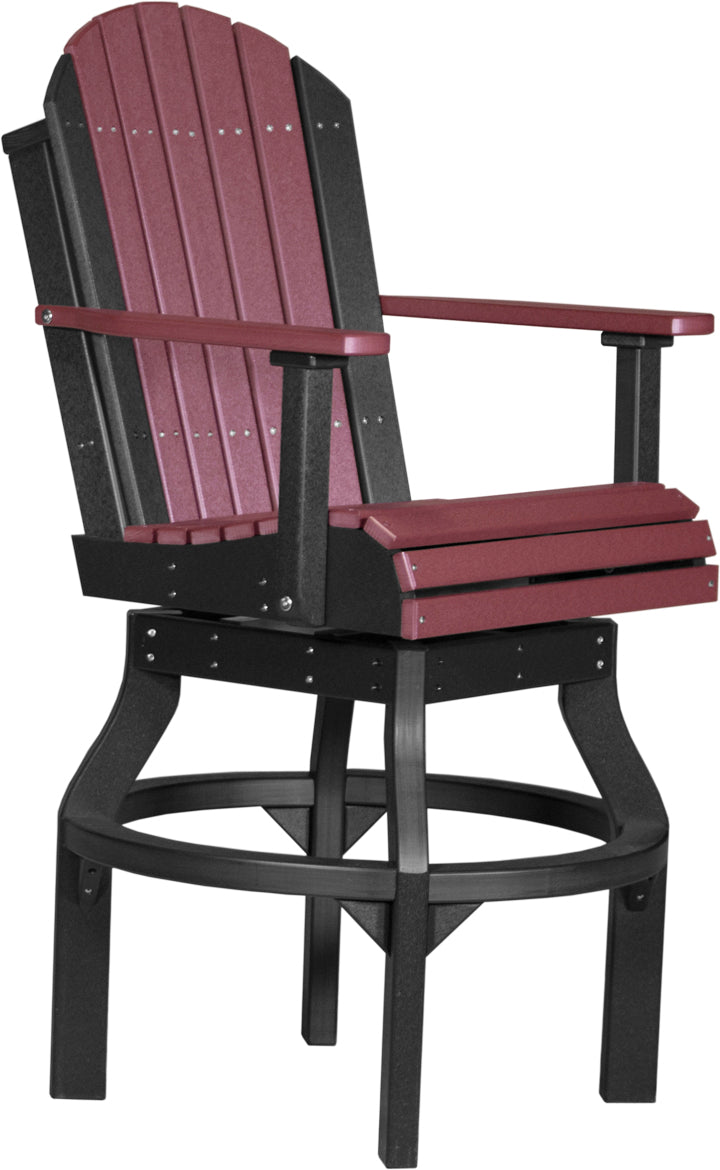 LuxCraft Adirondack Swivel Chair (Dining, Counter, and Bar Height Available)