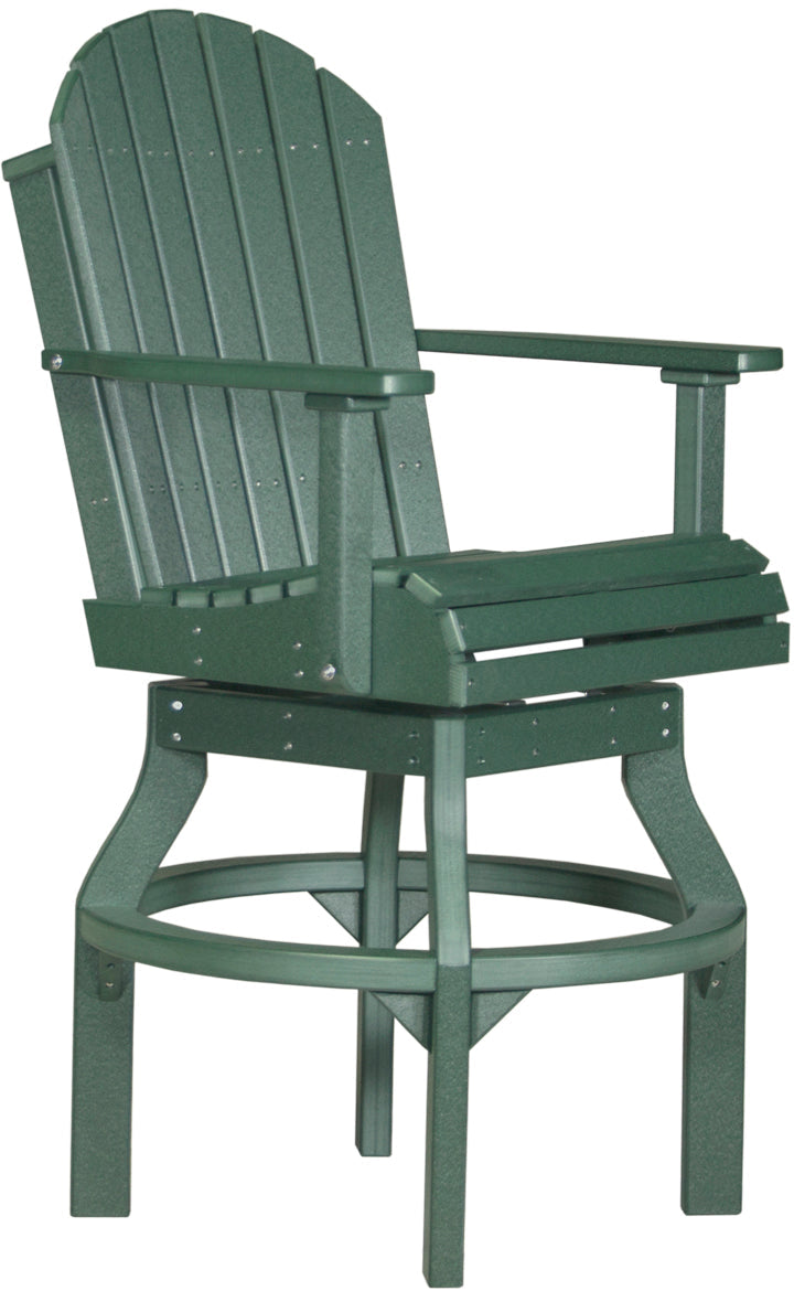 LuxCraft Adirondack Swivel Chair (Dining, Counter, and Bar Height Available)