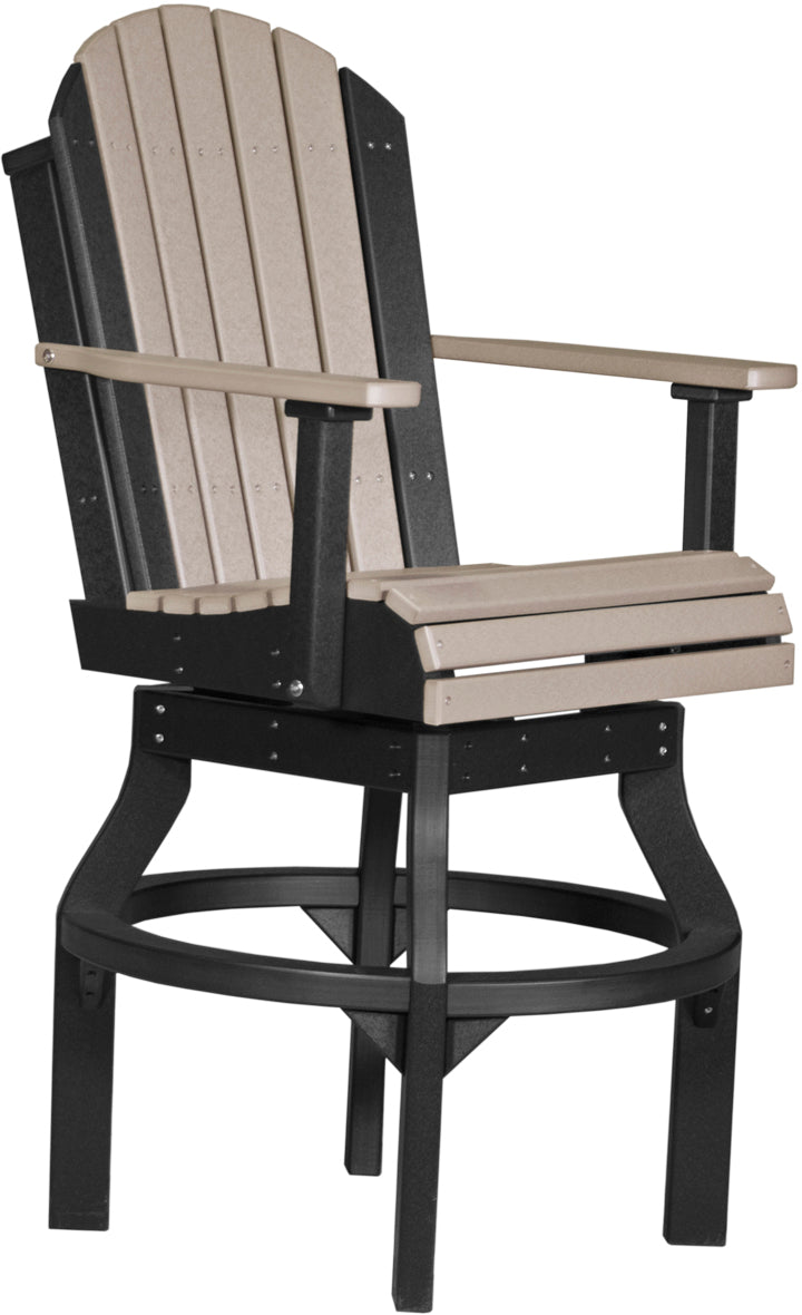 LuxCraft Adirondack Swivel Chair (Dining, Counter, and Bar Height Available)