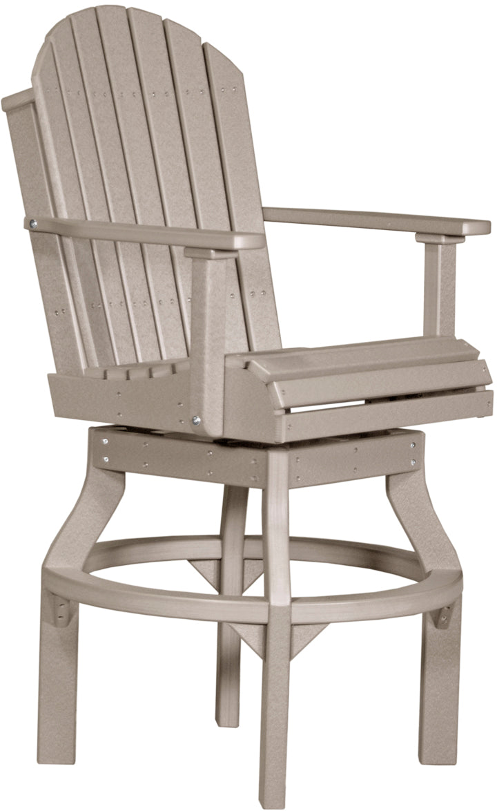 LuxCraft Adirondack Swivel Chair (Dining, Counter, and Bar Height Available)