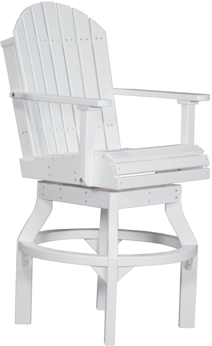 LuxCraft Adirondack Swivel Chair (Dining, Counter, and Bar Height Available)