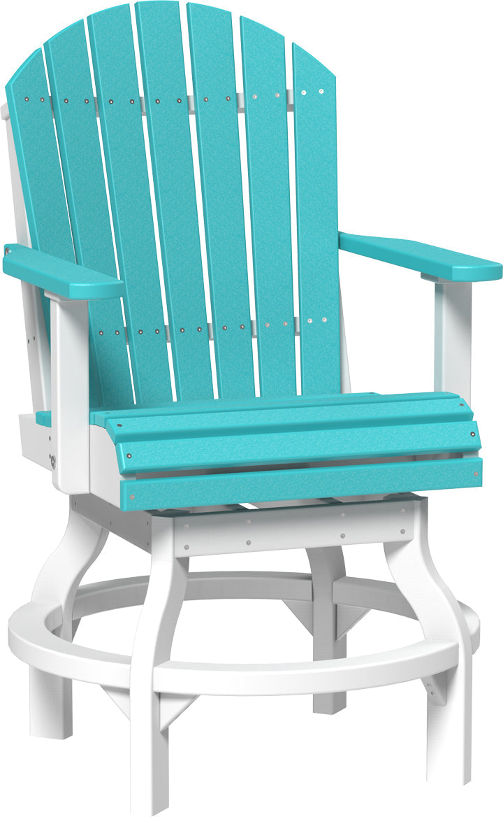 LuxCraft Adirondack Swivel Chair (Dining, Counter, and Bar Height Available)