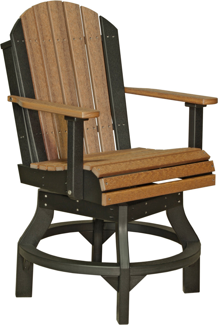 LuxCraft Adirondack Swivel Chair (Dining, Counter, and Bar Height Available)