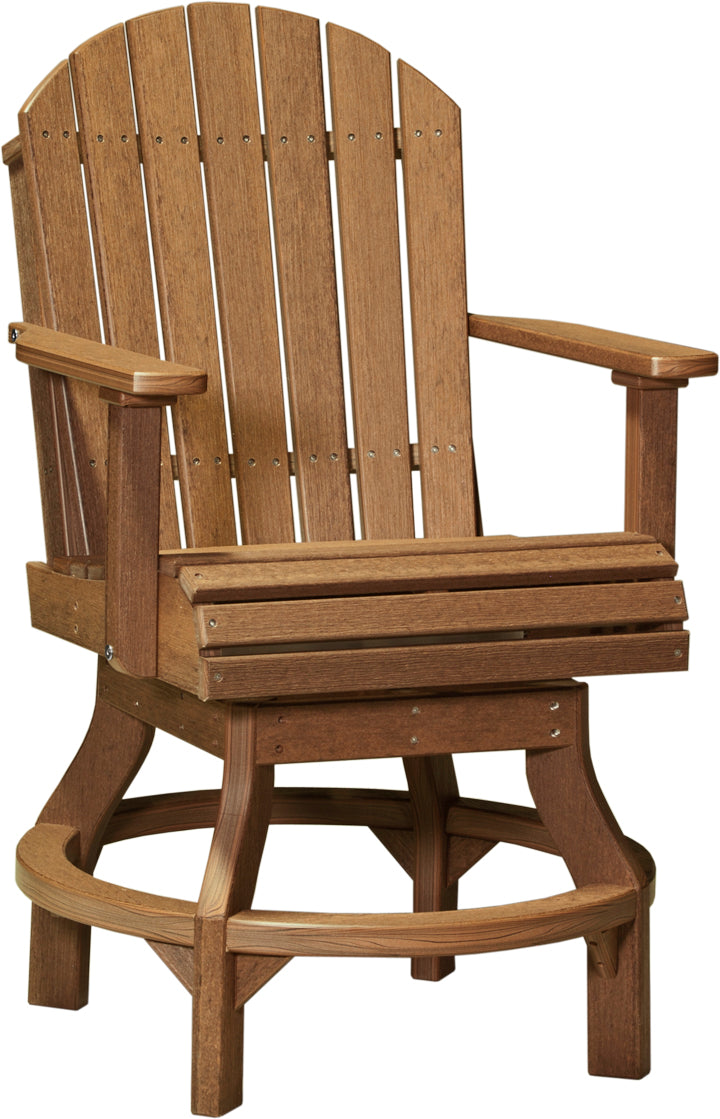 LuxCraft Adirondack Swivel Chair (Dining, Counter, and Bar Height Available)