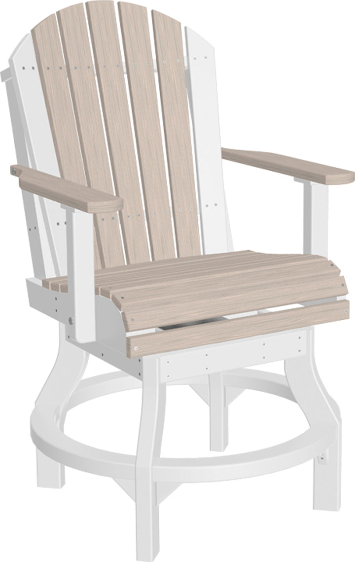 LuxCraft Adirondack Swivel Chair (Dining, Counter, and Bar Height Available)