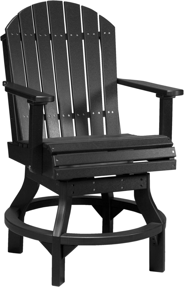 LuxCraft Adirondack Swivel Chair (Dining, Counter, and Bar Height Available)