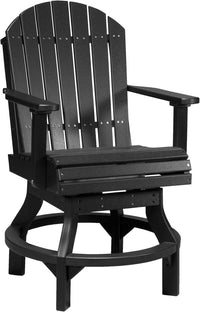 Thumbnail for LuxCraft Adirondack Swivel Chair (Dining, Counter, and Bar Height Available)