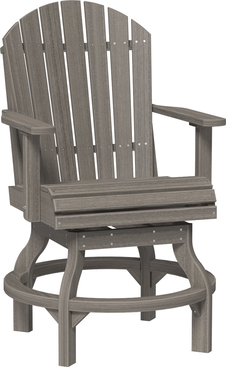 LuxCraft Adirondack Swivel Chair (Dining, Counter, and Bar Height Available)