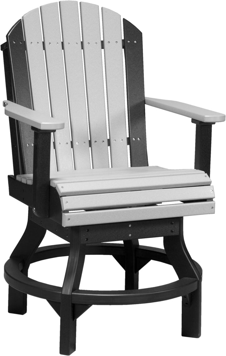 LuxCraft Adirondack Swivel Chair (Dining, Counter, and Bar Height Available)