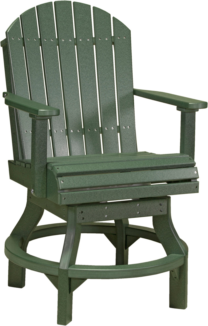 LuxCraft Adirondack Swivel Chair (Dining, Counter, and Bar Height Available)