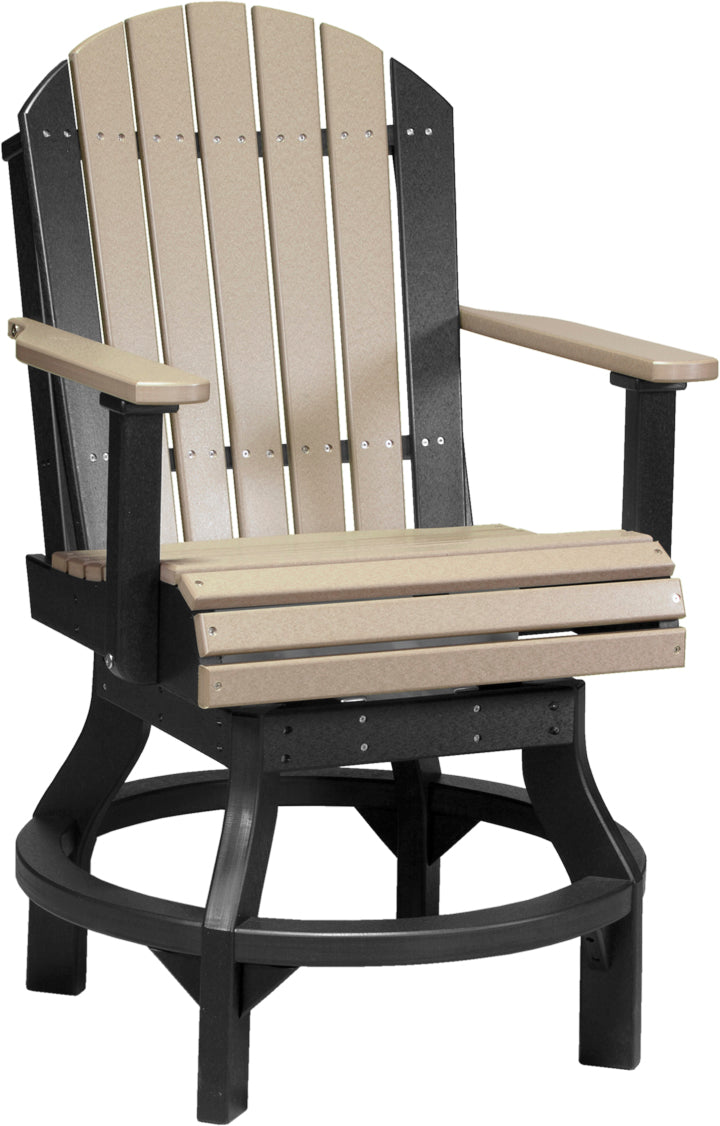 LuxCraft Adirondack Swivel Chair (Dining, Counter, and Bar Height Available)