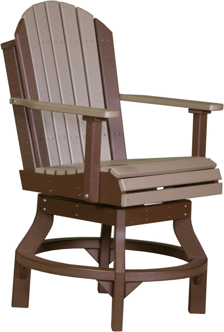 LuxCraft Adirondack Swivel Chair (Dining, Counter, and Bar Height Available)
