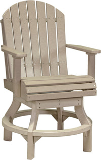 Thumbnail for LuxCraft Adirondack Swivel Chair (Dining, Counter, and Bar Height Available)