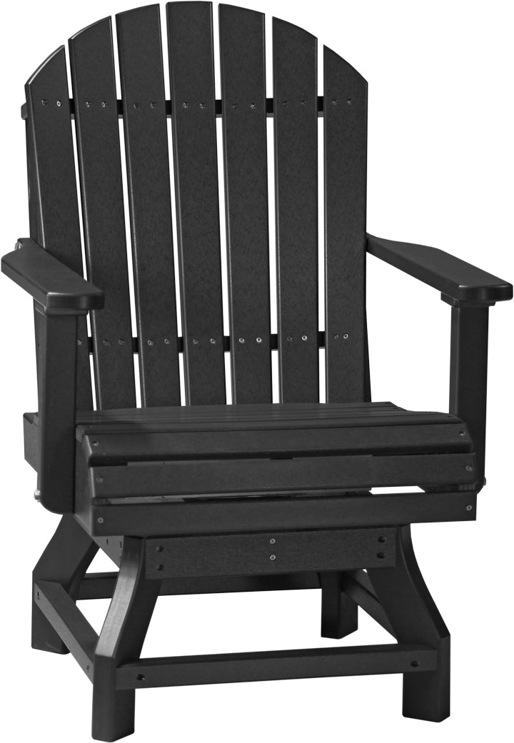 LuxCraft Adirondack Swivel Chair (Dining, Counter, and Bar Height Available)
