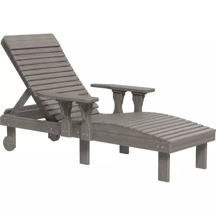 LuxCraft Outdoor Poly Chaise Lounge Chair