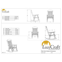 Thumbnail for LuxCraft Porch Rocking Chair