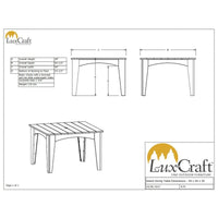 Thumbnail for LuxCraft Island Poly Dining Table (44
