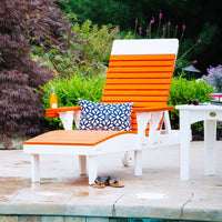Thumbnail for LuxCraft Outdoor Poly Chaise Lounge Chair