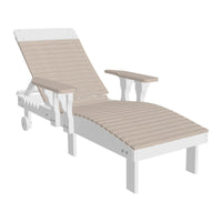Thumbnail for LuxCraft Outdoor Poly Chaise Lounge Chair