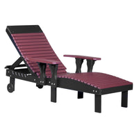 Thumbnail for LuxCraft Outdoor Poly Chaise Lounge Chair