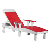 Thumbnail for LuxCraft Outdoor Poly Chaise Lounge Chair
