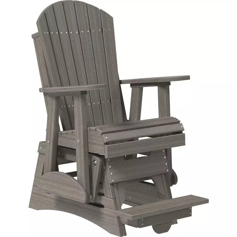LuxCraft 2' Adirondack Balcony Glider Chair