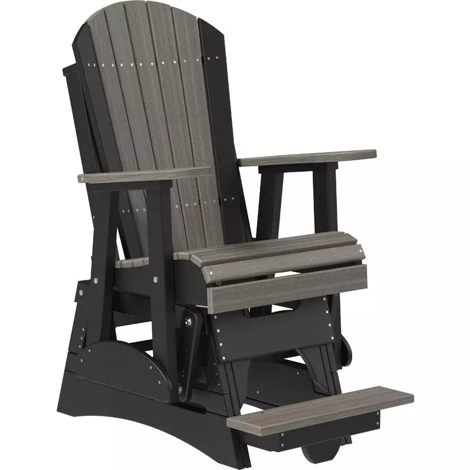 LuxCraft 2' Adirondack Balcony Glider Chair