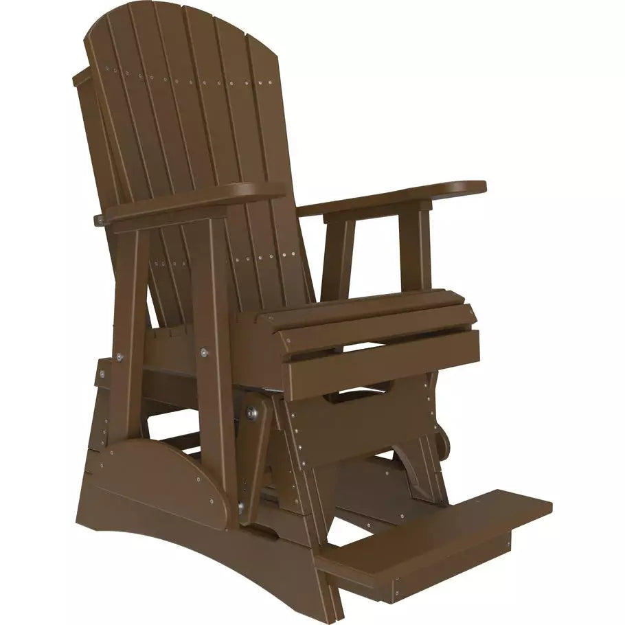 LuxCraft 2' Adirondack Balcony Glider Chair