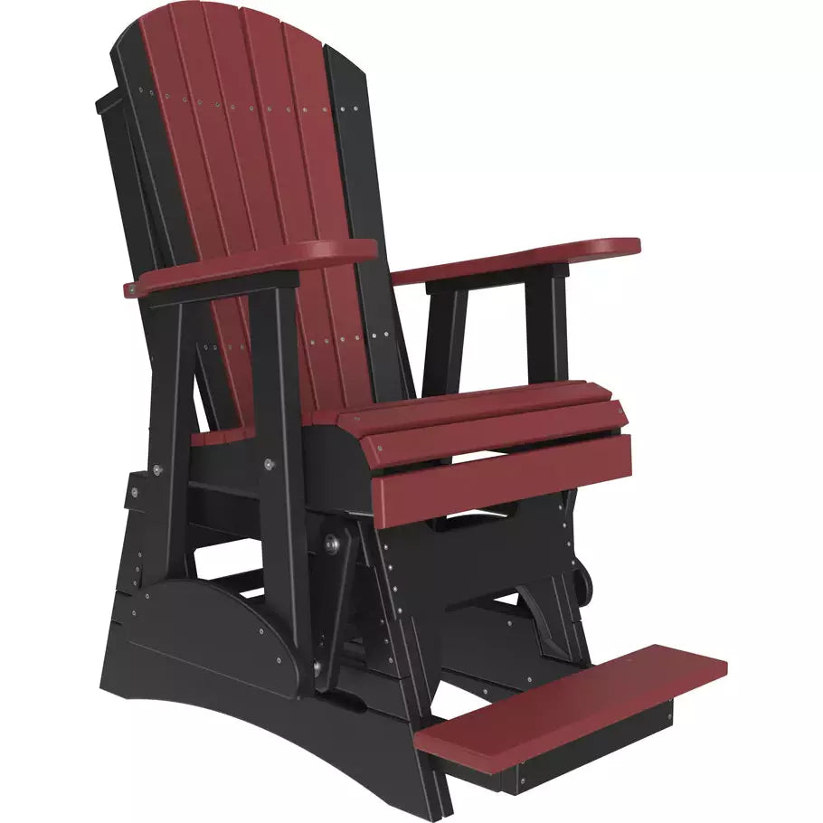 LuxCraft 2' Adirondack Balcony Glider Chair