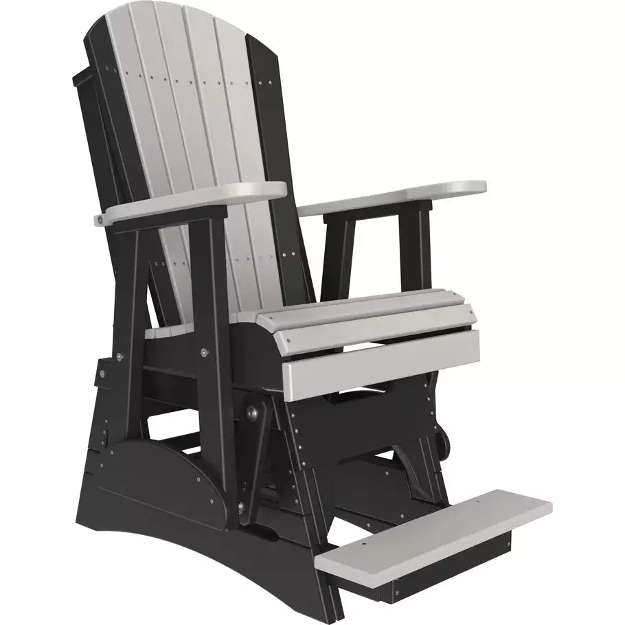 LuxCraft 2' Adirondack Balcony Glider Chair
