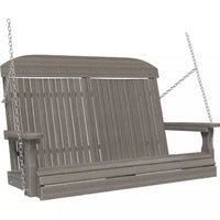 Thumbnail for LuxCraft 4' Classic Highback Poly Porch Swing