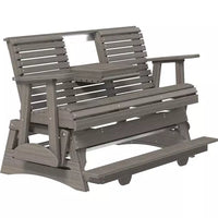 Thumbnail for LuxCraft 5' Plain Poly Balcony Glider Chair
