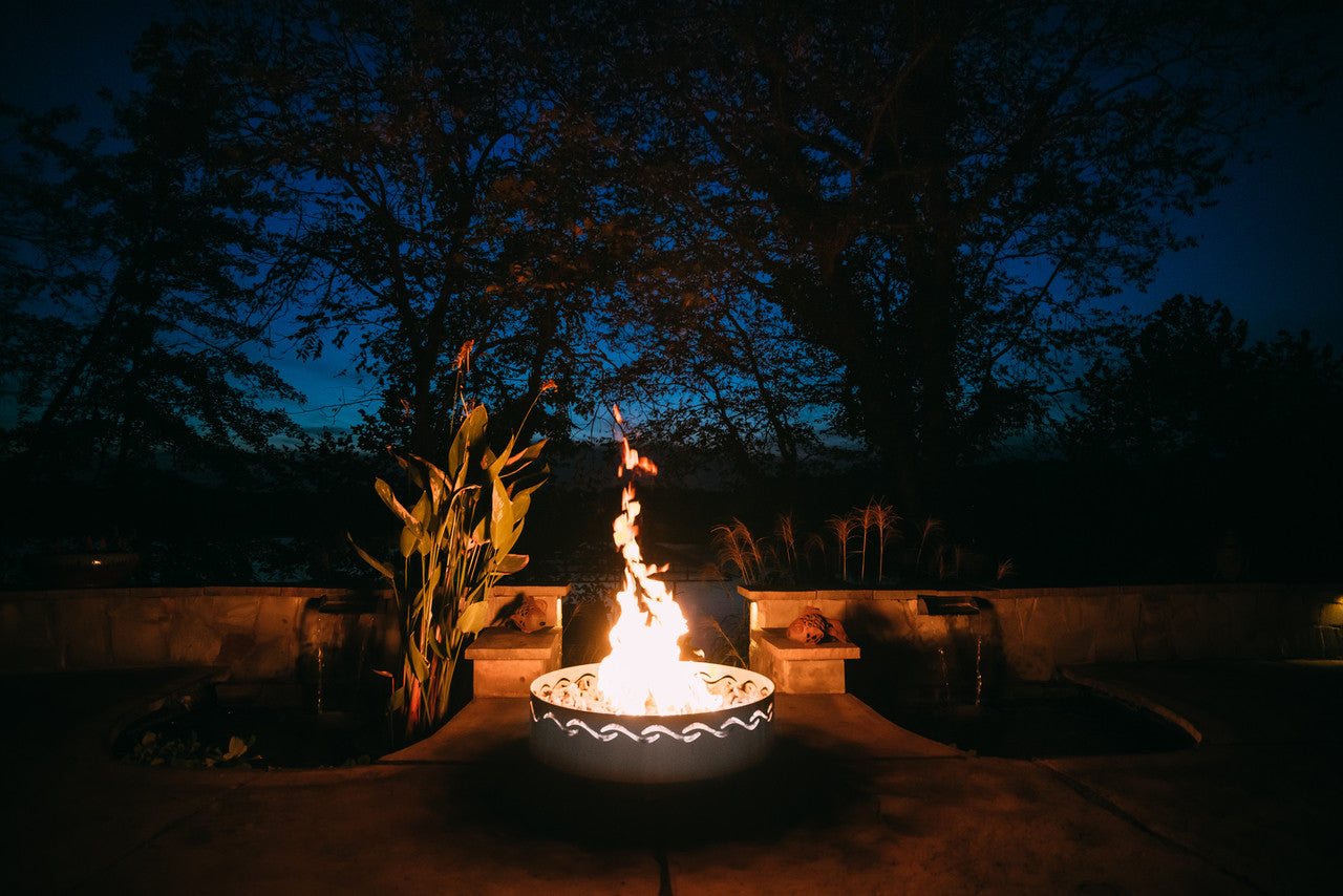 Fire Pit Art Fire Surfer Outdoor Fire Pit