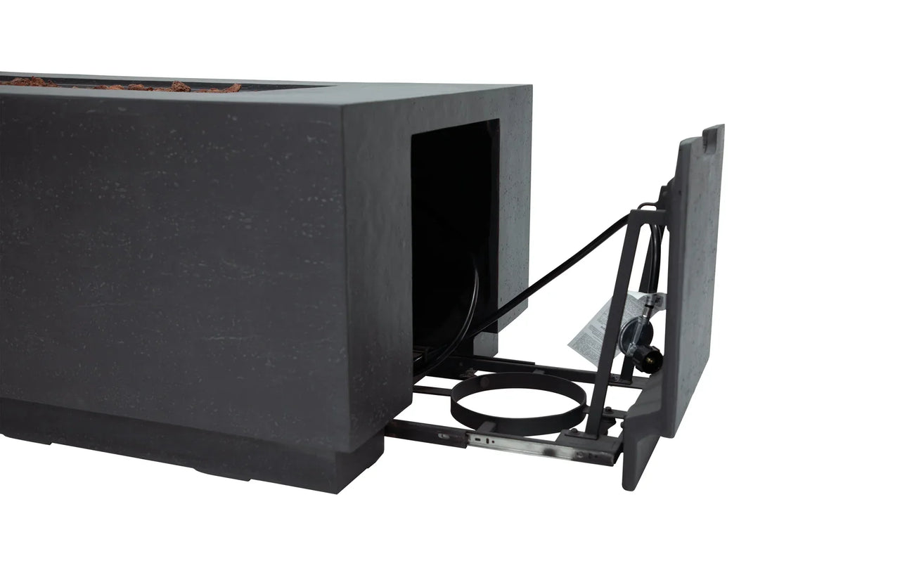 Elementi Andes Fire Table w/ Internal Propane Tank Holder OFG309