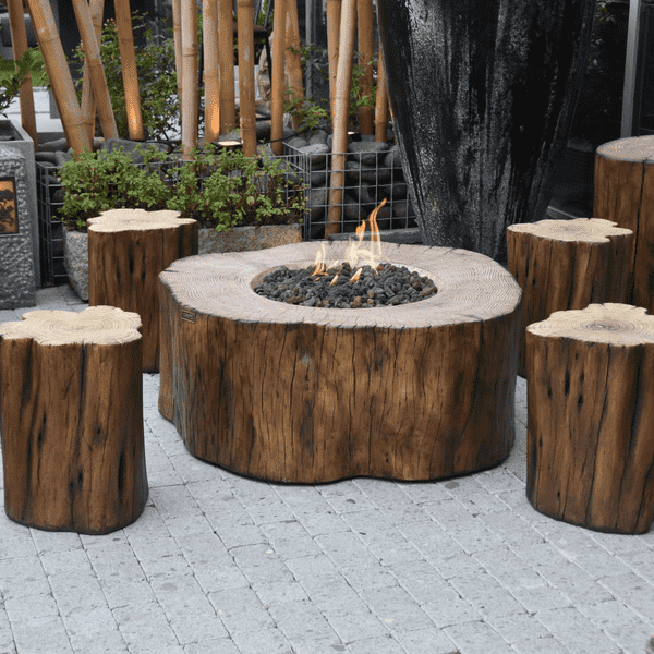 Elementi Manchester Concrete Fire Pit Table OFG145