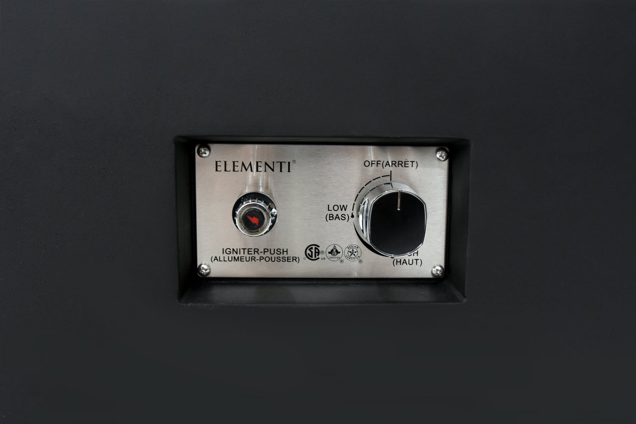 Elementi Plus Copenhagen Square Fire Table