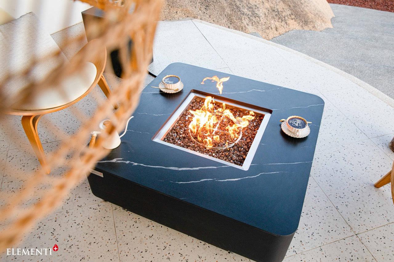 Elementi Plus Copenhagen Square Fire Table