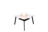 Thumbnail for Elementi Plus Helsinki Marble Porcelain Fire Pit Dining Table