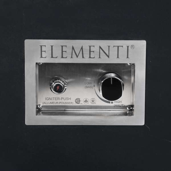 Elementi Plus Sofia Marble Porcelain Fire Table OFP103BB