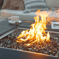 Thumbnail for Elementi Plus Sofia Marble Porcelain Fire Table OFP103BB