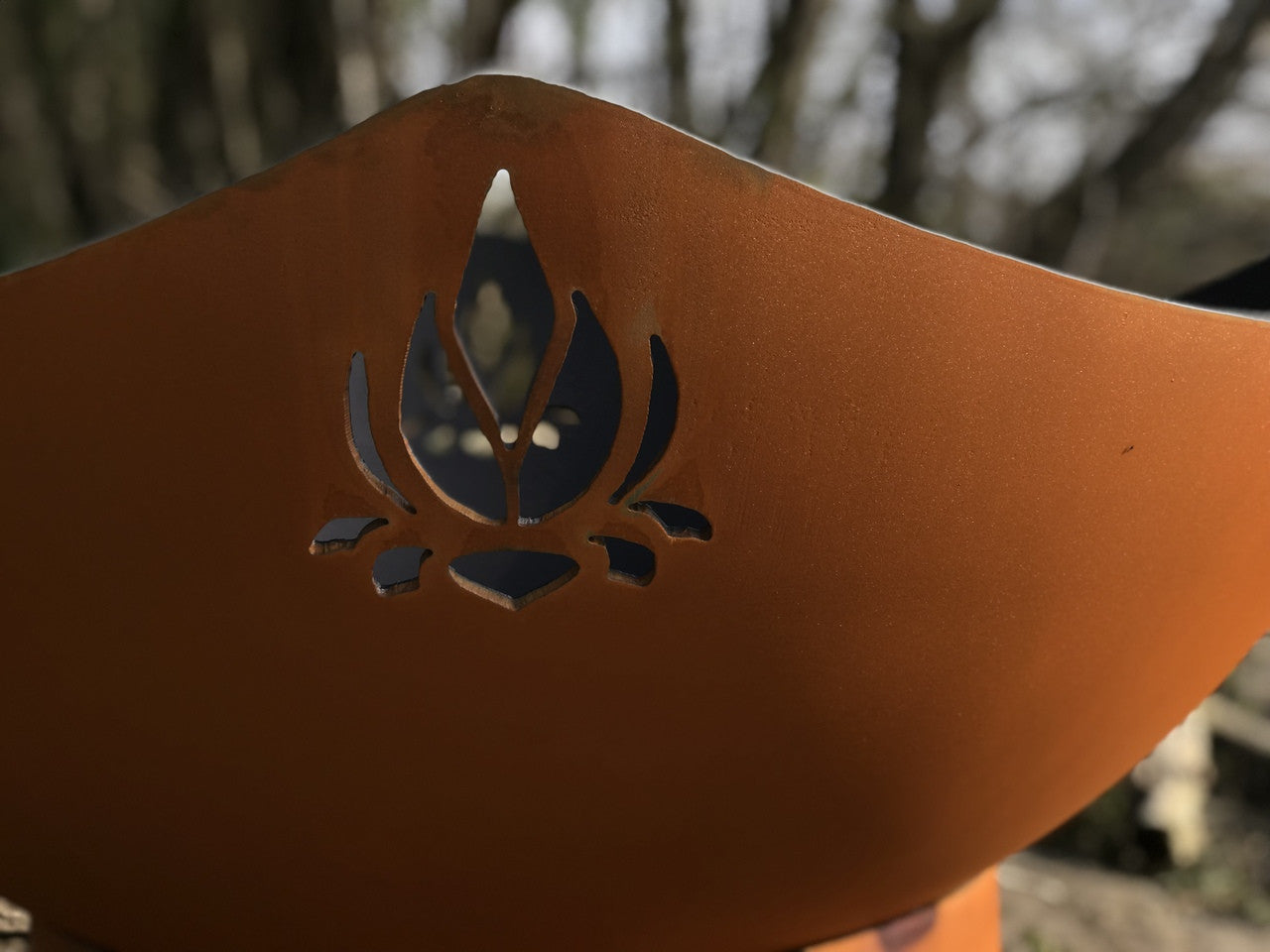Fire Pit Art Namaste Fire Pit
