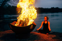 Thumbnail for Fire Pit Art Namaste Fire Pit
