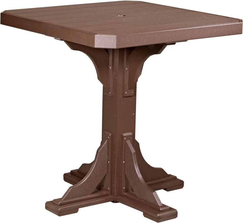 LuxCraft 41'' Square Table (Dining, Counter, and Bar Height Available)