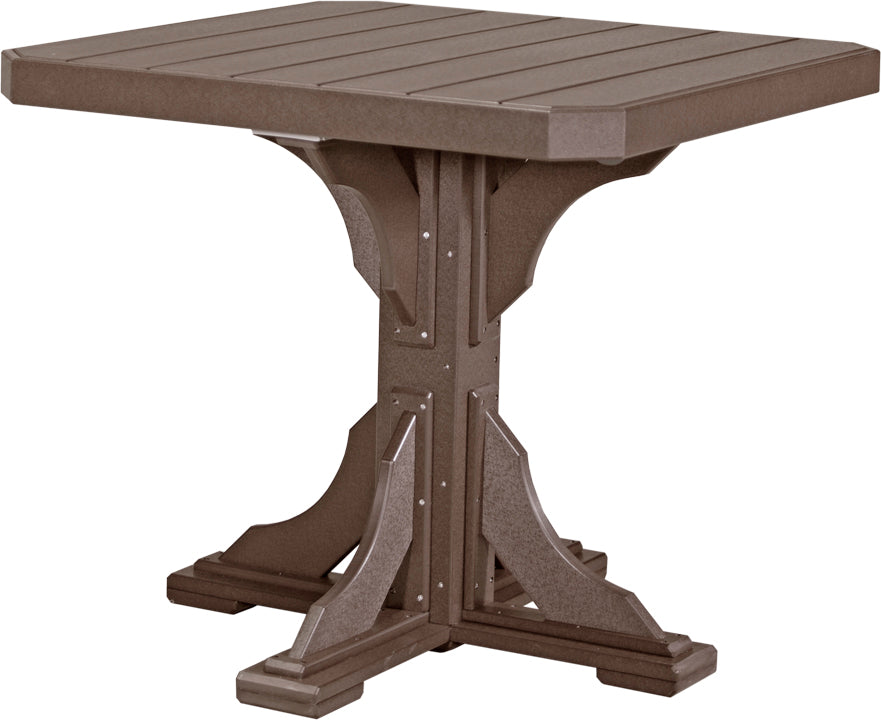 LuxCraft 41'' Square Table (Dining, Counter, and Bar Height Available)