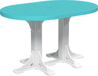 Thumbnail for LuxCraft 4' x 6' Oval Table (Dining, Counter, and Bar Height Available)