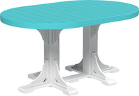 Thumbnail for LuxCraft 4' x 6' Oval Table (Dining, Counter, and Bar Height Available)